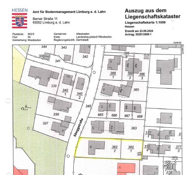 Amtliche Liegenschaftskarte