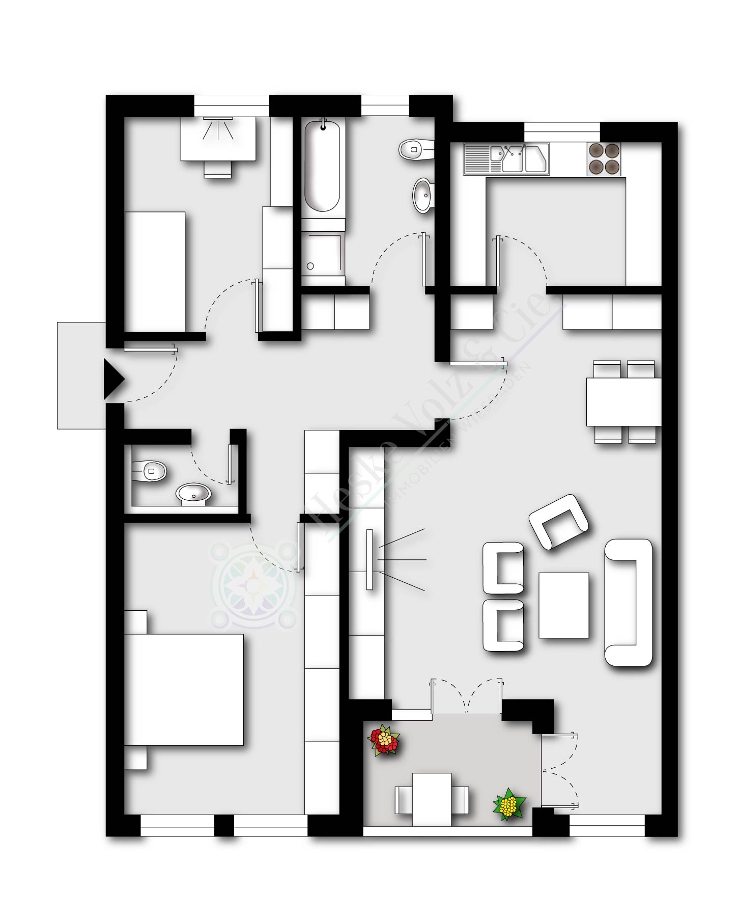 Grundriss bearbeitet