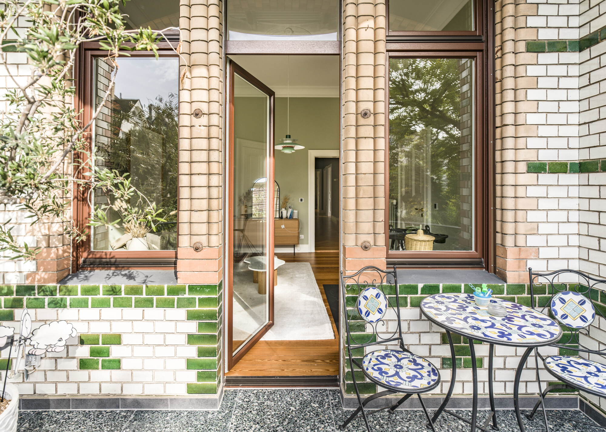 Blick Balkon - Balkonzimmer
